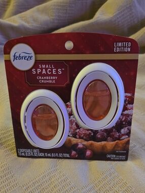 Febreze Small Spaces Cranberry Crumble Air Freshener 2pk